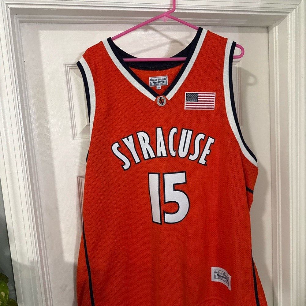 Authentic 2002-2003 Syracuse Orange Carmelo Anthony # 15 Jersey